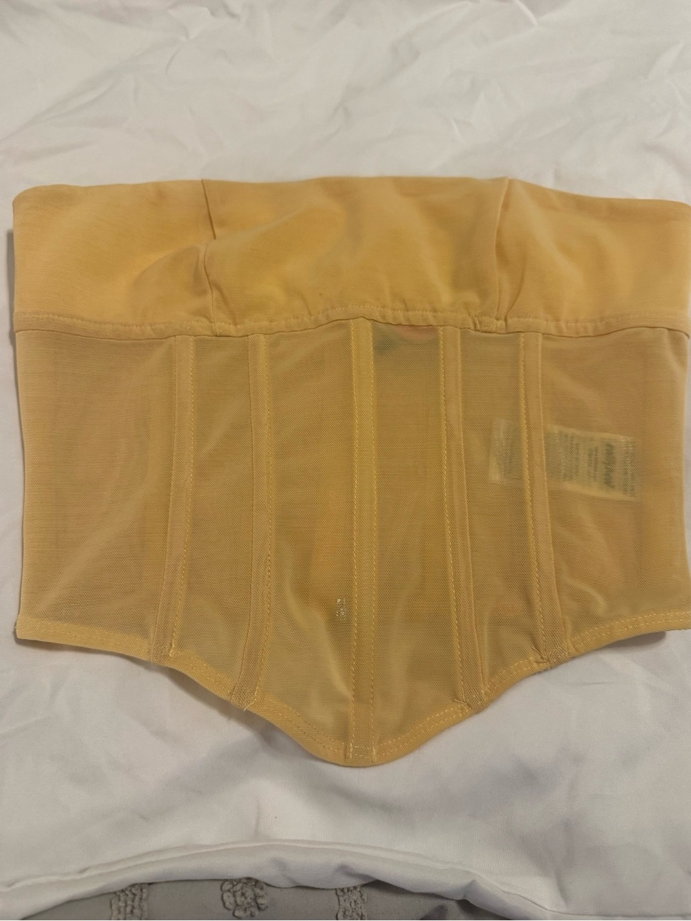 Corset top- Yellow